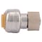 Sharkbite SharkBite 1/4 in. PTC X 3/8 in. Compression Brass Stop Valve Connector U3523LFA - alternate 2